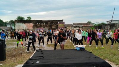 Relawan Kotak Kosong Gelar Senam Sehat Gaya Aliran Boxing Body Goals