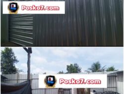 Berdinding Spandek Setinggi Enam Meter Diduga Tempat Peleburan Balok Timah, inisial Dul dan Agus Tangan Kanan Bos China Jakarta