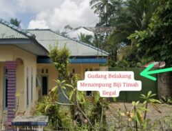 Biran Desa Lampur Marah marah dengan Tim Media Terkait Foto dan Pemberitaan Penampungan Timah ilegal