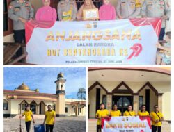 JUMAT RELIGI (ANJANGSANA DAN BHAKTI SOSIAL) DALAM RENGKA HUT BHAYANGKARA KE 79