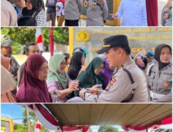 Polres Bangka Tengah Gelar Gerakan Pangan Murah Sambut HUT RI ke-80