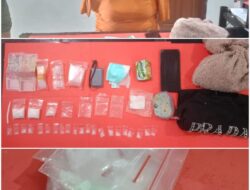 Polres Bangka barat Ringkus Wanita Asal Toboali Pengedar Sabu di Mentok