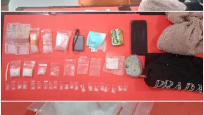 Polres Bangka barat Ringkus Wanita Asal Toboali Pengedar Sabu di Mentok