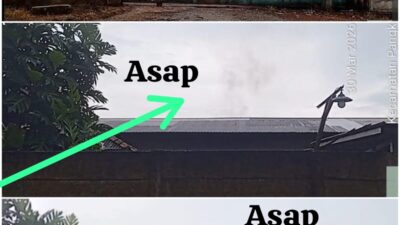 Asap Hitam Pekat Dari Cerobong Tanur Smelter Tanpa Plang Nama Perusahaan Di Duga Masih Beroperasi
